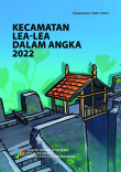 Kecamatan Lea-Lea Dalam Angka 2022